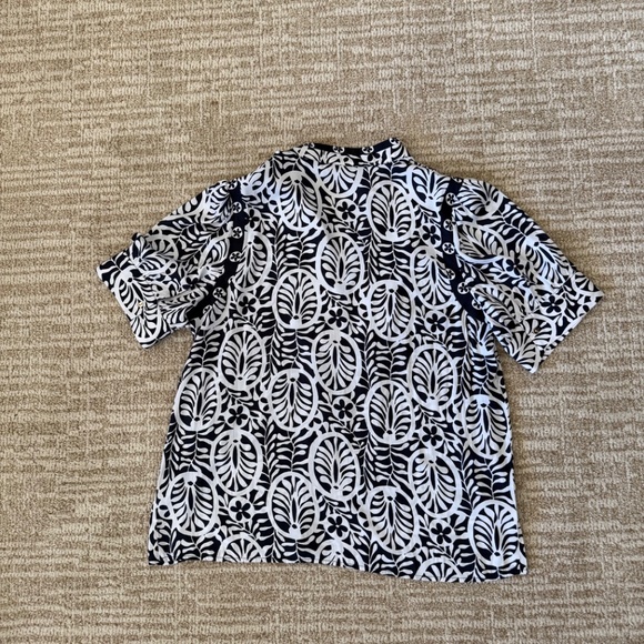 Ann Taylor Split Neck Blouse - Picture 2 of 4